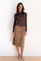 Archive Suede Midi Skirt